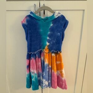 Chaser Multicolor Tie-Dye Kids terry cloth Dress